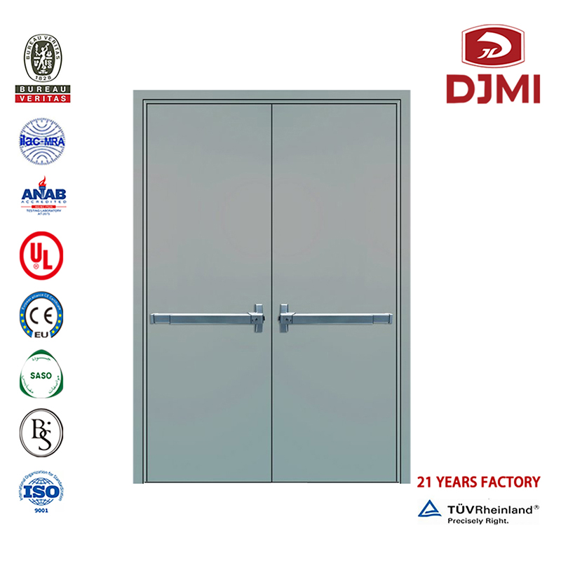 Nhà máy Trung Quốc Cửa chống cháy mạ kẽm Khách sạn được xếp hạng Ul được niêm yết Cửa chống cháy bằng thép Cửa chất lượng cao Giá Cửa chống cháy bằng thép lá đôi Giá rẻ 3 cửa 1 giờ Cửa chống cháy bằng thép được xếp hạng ở Quảng Đông