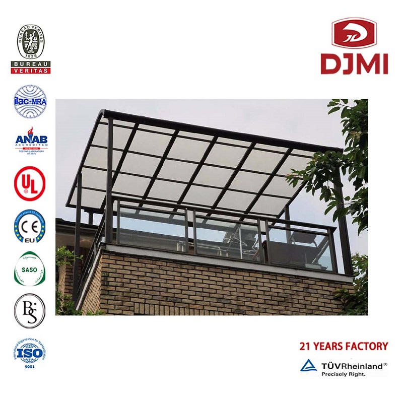 Thiết bị gắn kết bằng nhôm bảo vệ thủy tinh, bảo vệ kính phòng cháy. Cấu trúc lắp ráp thép thép thép thép thép thép thép 2 Carport sắt gắn cảng.
