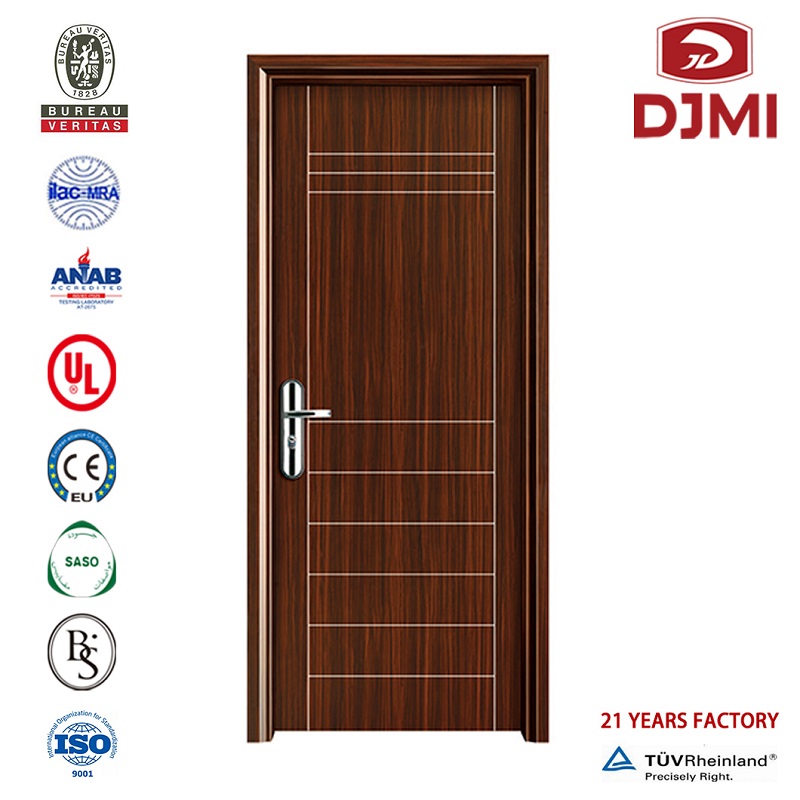 Nhà máy Trung Quốc Phòng ngủ Plain Solid Melamine Wood Door Thiết kế đồ gỗ chất lượng cao cửa Phòng gỗ Nội thất rẻ tiền, cửa gỗ đặc biệt mặc diện lớp nhựa.